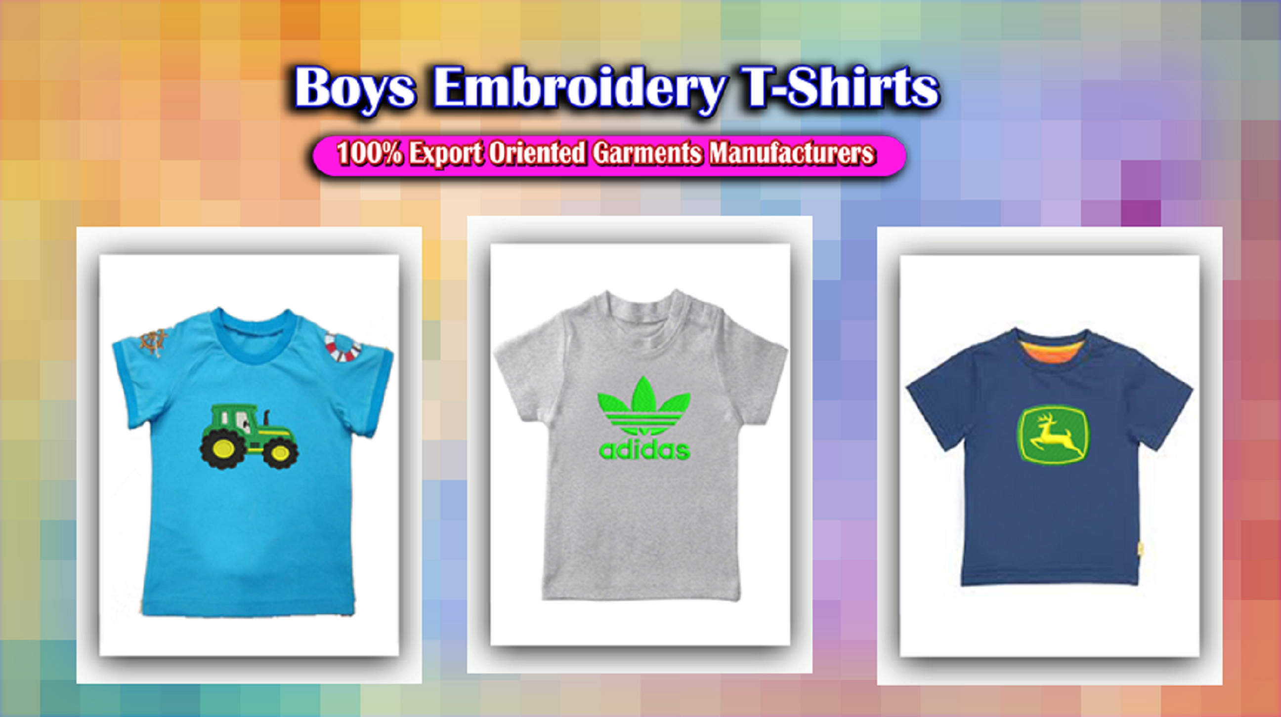 Boys Embroidery T-Shirts